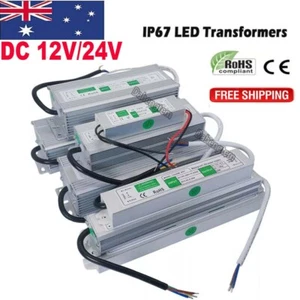 Waterproof IP67 Transformer Power Supply Adapter AC/DC 12V/24V LED Driver Charge - Picture 1 of 47