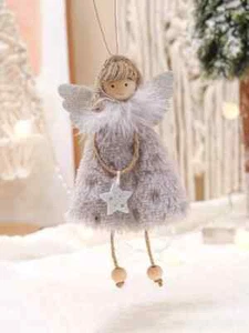 1pc Gray Angel Doll Decoration Ornament (S208) - Picture 1 of 2