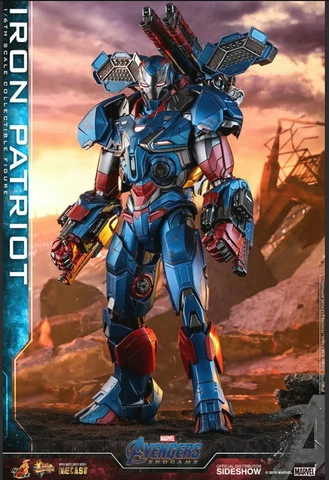 HOT TOYS MMS547D34 AVENGERS ENDGAME IRON PATRIOT 1:6 DIECAST FIGURE  BRAND NEW * Cover