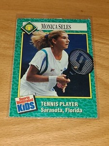 TENNIS MONICA SELES 1990 SPORTS ILLUSTRATED FOR KIDS #186