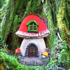 Fairy Gate Wood Miniature Ornament Diy Crafts Sturdy Micro Landscape Decor