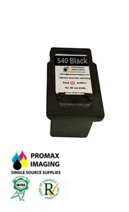 Canon PG-540 Std Black Ink Cartridge After Market Edition for mx535/mg3550 etc - Picture 1 of 3