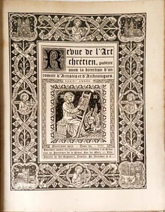 REVUE DE L'ART CHRÉTIEN - 39° ANNO SERIE 4 - 1896 ANNO COMPLETO - 1 VOLUME - Imagen 1 de 9