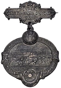 1895 Boston Knights Templar 26º Cónclave Trienal Augusta, Joya de Maine - Imagen 1 de 2
