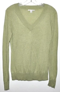 Suéter verde Banana Republic Chartruese cuello en V para mujer talla Med - Imagen 1 de 3