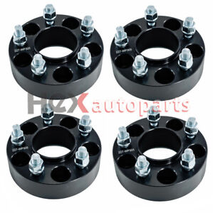 4x 2" 5x4.5 Black Hubcentric Wheel Spacers for Ford Ranger Mustang Explorer Edge