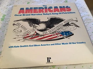The American vinyl record album " Oscar Brand Narrates song of patriotism " - Picture 1 of 3
