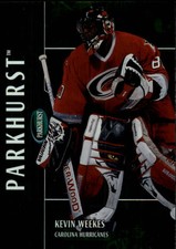 2002-03 Parkhurst Carolina Hurricanes Hockey Card #41 Kevin Weekes