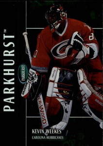 2002-03 Parkhurst Carolina Hurricanes Hockey Card #41 Kevin Weekes
