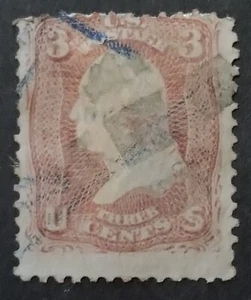 US Scott 65 3c George Washington Used Stamp T7679 - Picture 1 of 2