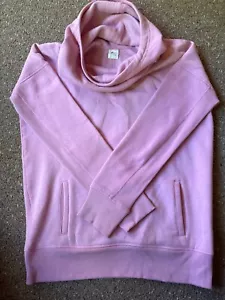 Zyia Oh So Soft cowl neck hoodie in pink XS gently worn very good condition - Picture 1 of 5