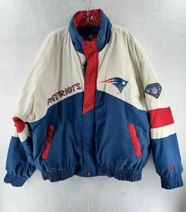 New England Patriots 90s pro player jacket by Daniel Young Size XL Rare NFL - Picture 1 of 23