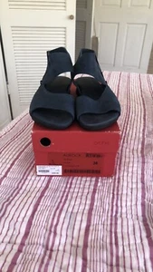 Arche Aurock Navy Leather Sandals - Picture 1 of 9