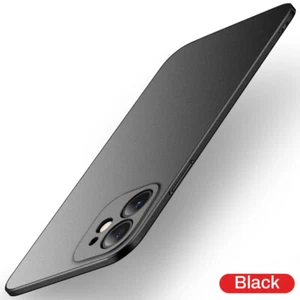 For iPhone 15 14 13 Pro Max 12 11 XS 8 7 Plus Matte Ultra-thin Hard Case Cover - Picture 1 of 20
