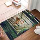 MY THERAPY Mountain Bike Bathroom Carpet Cycling Poster Room Mat Welcome Doormat