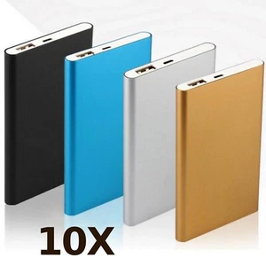 10X Tragbare 5000mAh Power Bank Backup Akku Ladegerät für Handys etc. - Bild 1 von 12
