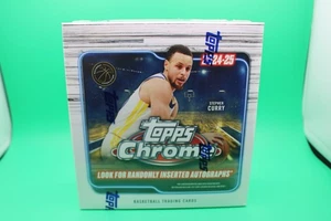 2024-25 Topps Chrome Basketball Factory Sealed Mega Box (TC-17) - Picture 1 of 8