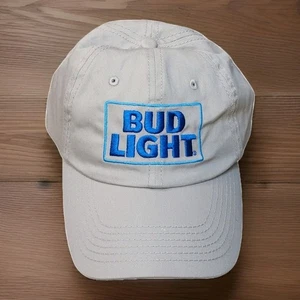 Bud Light Budweiser Beer Logo Gray Snapback Hat Adjustable Cap One Size - Picture 1 of 8