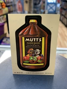 Mutts’s Apple Juice #88 (Vintage Wacky Pack Cards, Topps) - Picture 1 of 6