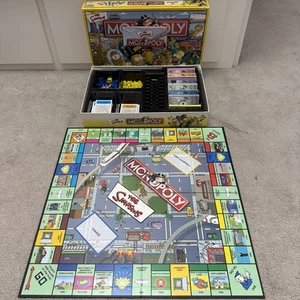 The Simpsons Monopoly Board Game. 100% Complete. VGC - Picture 1 of 6