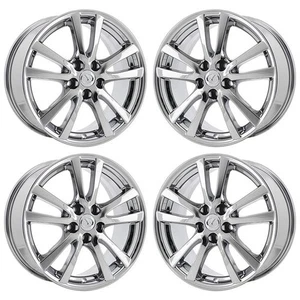 18" Lexus IS250 PVD Bright Chrome Wheels-C Rims Factory OEM 74189 (F) Exchang... - Picture 1 of 3