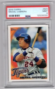 2010 Topps Miguel Cabrera #623 Detroit Tigers PSA 9 - Bild 1 von 2