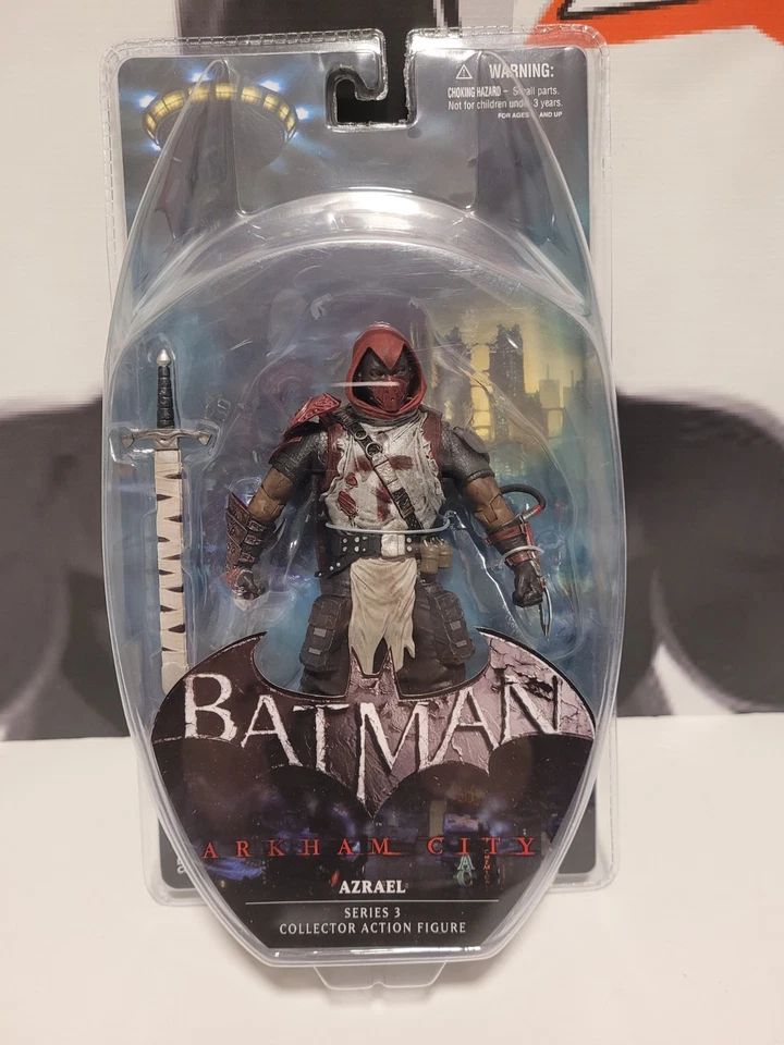 Figura Coleccionista DC Direct Batman Arkham City Azrael Serie 3 Nueva Precintada Nuevo de Lote Antiguo Foto 1 de 3