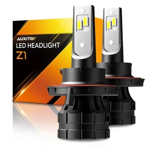 AUXITO H13 9008 LED Headlight Bulb Kit High Low Beam 6000K Pure White 20000LM SE - Picture 1 of 8