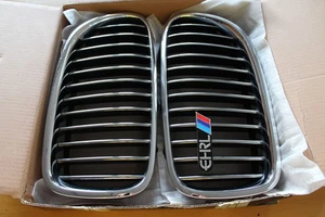 BMW Nieren Kühlergrill Chrom ORIGINAL 5er F10 F11 Bj. 2010 bis 2016 - Bild 1 von 18