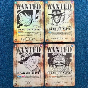 Luffy Ace Sabo Roger OP13 SEC SP Wanted Set Carrying on His Will One Piece Card - Bild 1 von 10