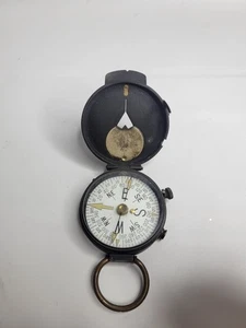 Brass WW2 Compass Plan Ltd. Swiss Mfg. - Picture 1 of 5