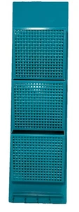 Vintage Retro FESCO Plastic Hanging Mail Organizer Key Holder #6333 Turquoise - Picture 1 of 20