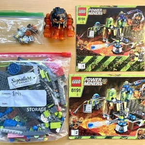 Lego 8191 Power Miners Lavatraz Retired Missing 5 Pieces - Picture 1 of 9