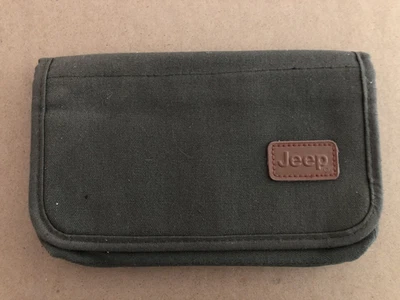 Estuche de tela manual del propietario Jeep Grand Cherokee Sport Patriot Liberty Wrangler Foto 1 de 4