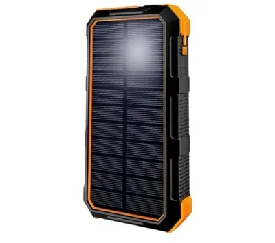 Banco de energía solar de carga rápida ToughTested de 24.000 mAh, cargador solar portátil... Foto 1 de 4