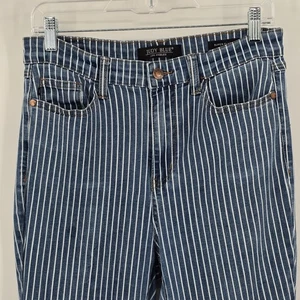 Judy Blue Jeans High Waist Nadelstreifen Super Flare Größe 30 - Bild 1 von 9