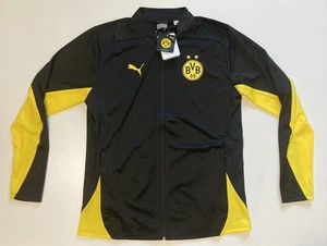 Trainingsjacke Herren Größe L schwarz/gelb Puma Borussia Dortmund - Bild 1 von 4