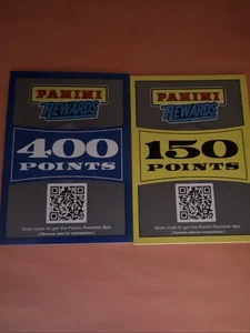 2022 unbenutzt 400 und 150 Panini Points  - Bild 1 von 2