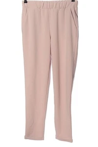 RESERVED Pantalone jersey Donna Taglia IT 40 rosa pallido stile casual - Foto 1 di 5