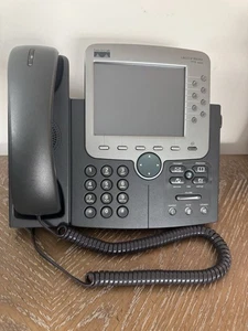 CISCO CP-7970G Unified IP Phone With Handset Business Desk phone - Untested - Picture 1 of 11
