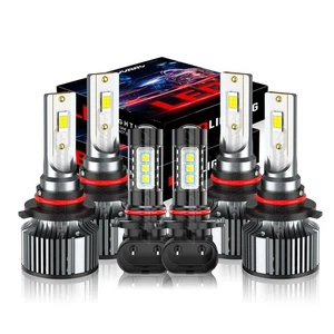 For 2004-2007 Toyota Highlander - 6x LED Headlight High Low Beam + Fog Lights - Bild 1 von 24