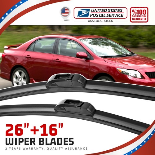 26"16" Windshield Wiper Blades Fit For Toyota RAV4 20132016 High