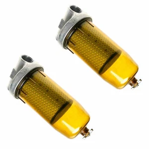 2-pakcs Fits for 496 Goldenrod Water Block Fuel Tank Filter w/ 1" NPT Cap - Picture 1 of 10