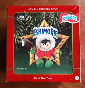 Carlton Karten Eskimo Torte Ornament Nordpol Leckerli ~ kostenloser Versand! - Bild 1 von 11