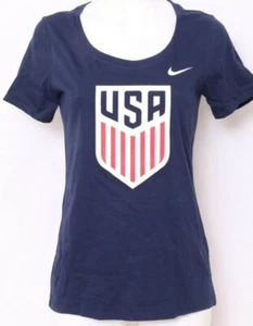 T-shirt maglietta Nike scoop USWNT nazionale calcio Stati Uniti nuova SS donna L - Foto 1 di 8