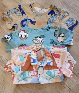 Lot of 3 H&M Boys' 6-7y Shirts Disney, Dragon, Animals - Picture 1 of 6