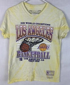 Los Angeles Lakers T Shirt Mitchell & Ness T NBA Hardwood Classics Basketball - Picture 1 of 5