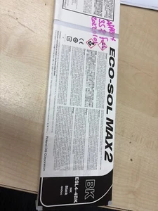 Cartuccia nera Roland Eco Sol Max 2 pezzi 35% completa O/Date KOA4 - Foto 1 di 1