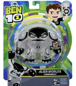 NUOVA BAMBOLA ACTION FIGURE UFFICIALE BEN 10 4 POLLICI ALIEN WORLDS CANNONBOLT - Foto 1 di 1