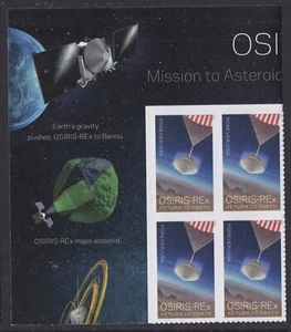 US 5820 OSIRIS-REx F corner block 4 UL MNH 2023 - Picture 1 of 1